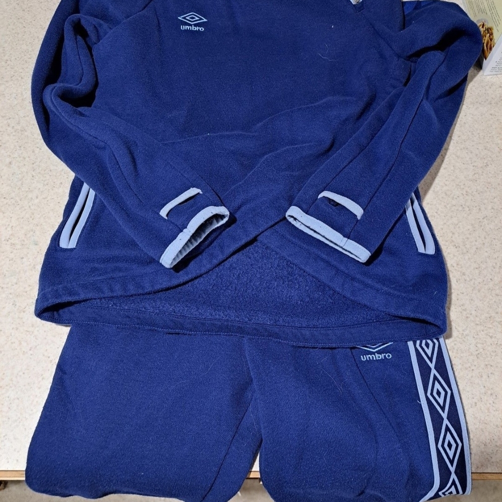 Umbro Blue Tracksuit Set